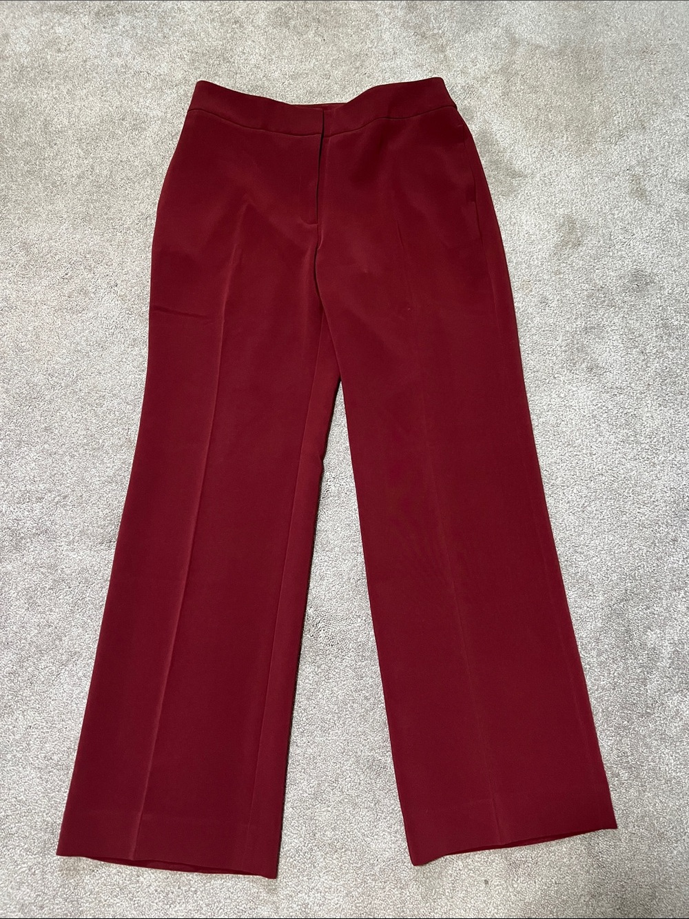Chico's Maroon Trousers size 1.5R US 10